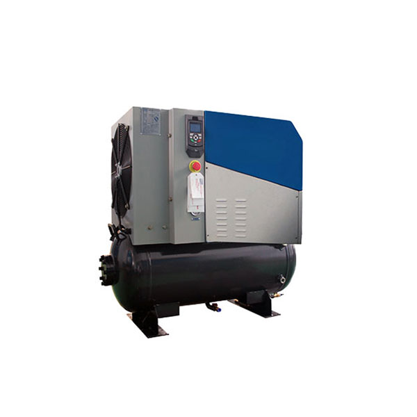 Permanent Magnet Screw Air Compressor With Mounted Tank